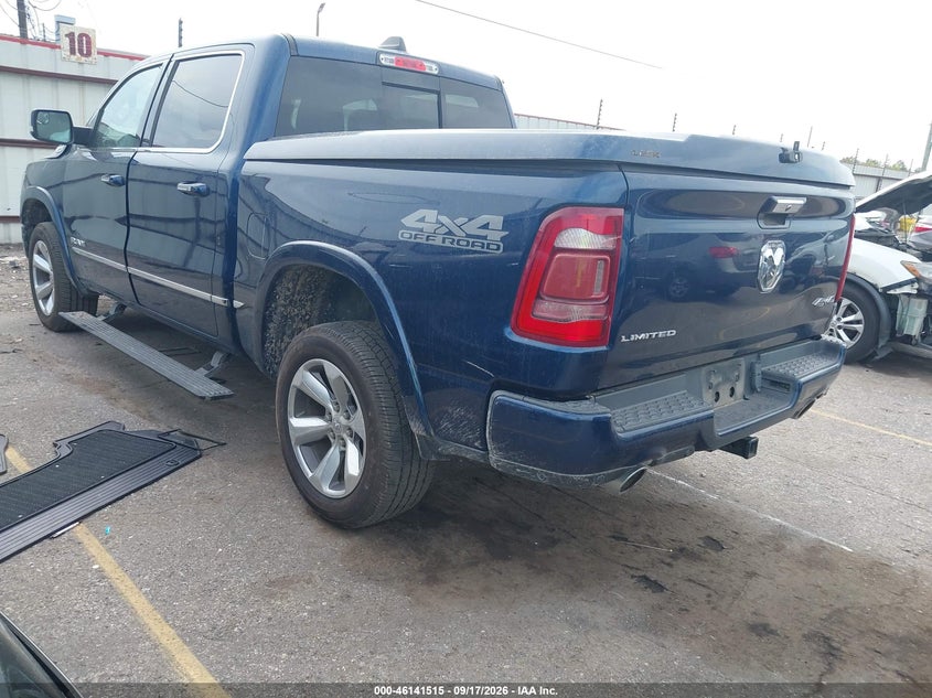 Vin: 1c6srfht3kn808923, lot: 46641249, ram 1500 limited  4x4 5'7 box 20193