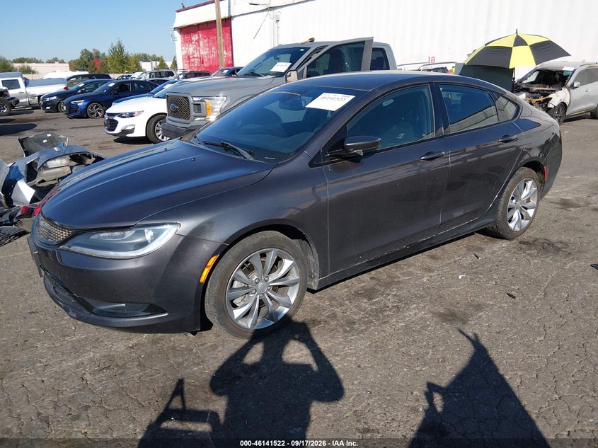 Vin: 1c3cccbb0gn184961, lot: 46641256, chrysler 200 s 20162