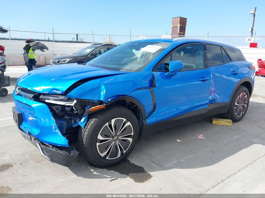 Vin: 3gnkdbrj2rs256349, lot: 46641260, chevrolet blazer ev eawd 2lt 20242