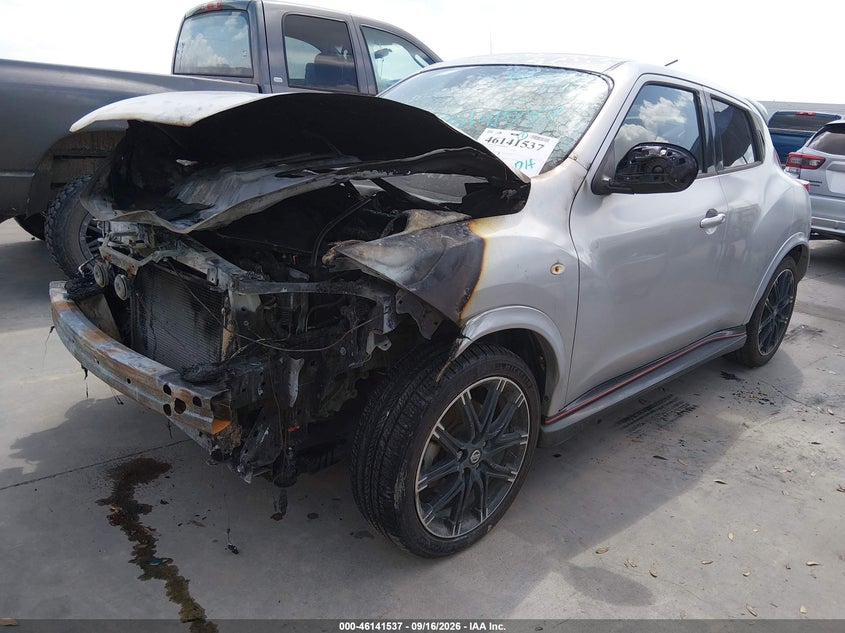 Vin: jn8af5mv1et366405, lot: 46641271, nissan juke nismo 20142