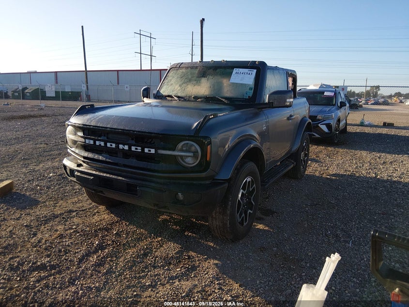 Vin: 1fmde5ahxplb81794, lot: 46641277, ford bronco outer banks 20232