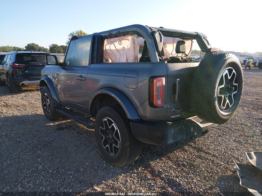 Vin: 1fmde5ahxplb81794, lot: 46641277, ford bronco outer banks 20233