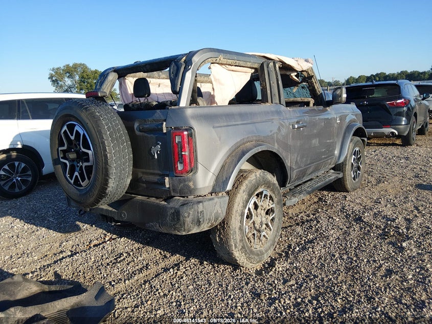 Vin: 1fmde5ahxplb81794, lot: 46641277, ford bronco outer banks 20234