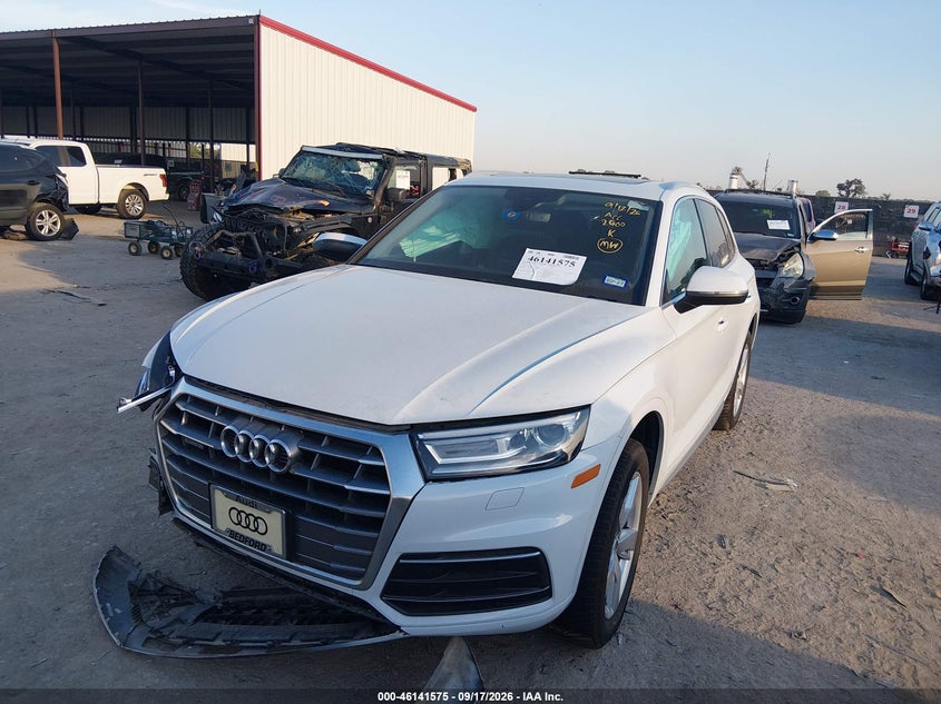 Vin: wa1anafy2k2115791, lot: 46641310, audi q5 45 premium 20192