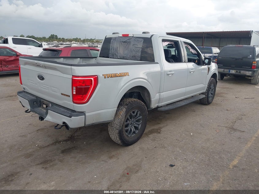Vin: 1ftfw1e52pfb96288, lot: 46641325, ford f-150 tremor 20234