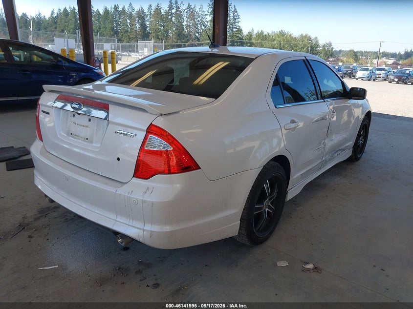 Vin: 3fahp0kc3cr397669, lot: 46641329, ford fusion sport 20124