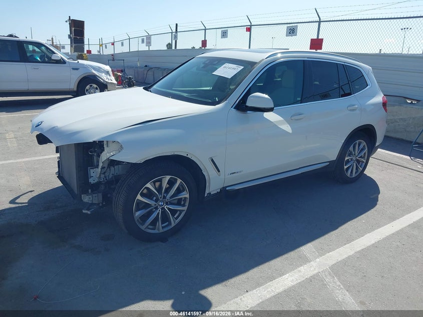 Vin: 5uxtr9c5xjld57217, lot: 46641331, bmw x3 xdrive30i 20182