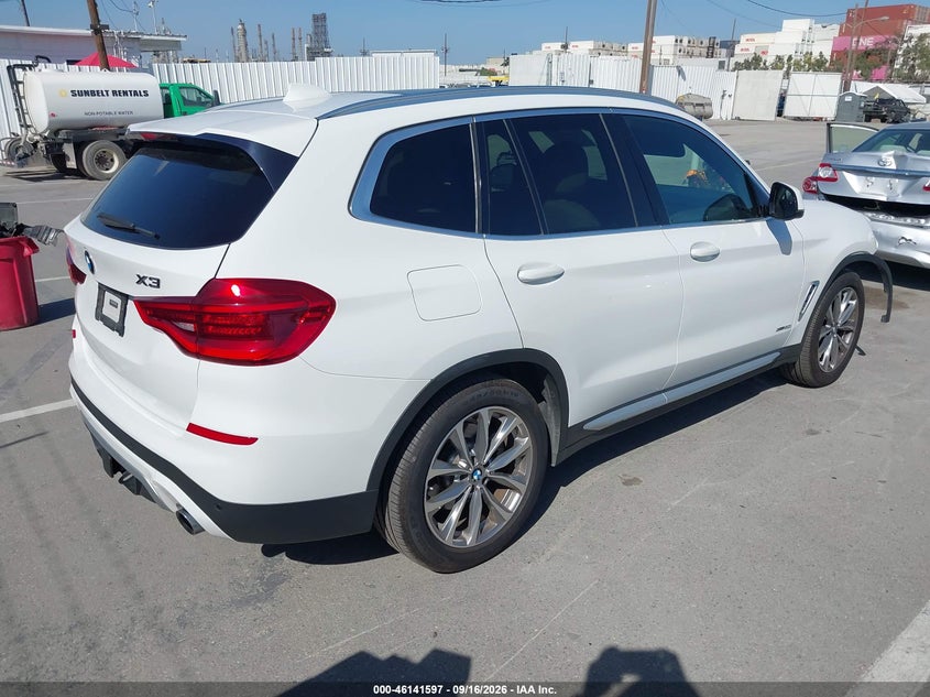 Vin: 5uxtr9c5xjld57217, lot: 46641331, bmw x3 xdrive30i 20184