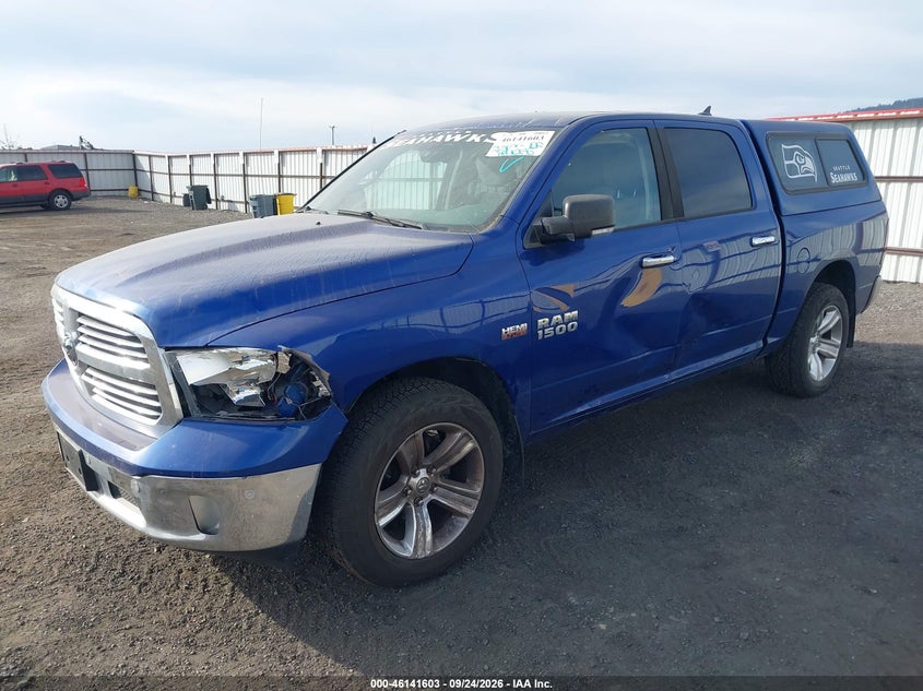 Vin: 1c6rr7lt3es394169, lot: 46641337, ram 1500 big horn 20142