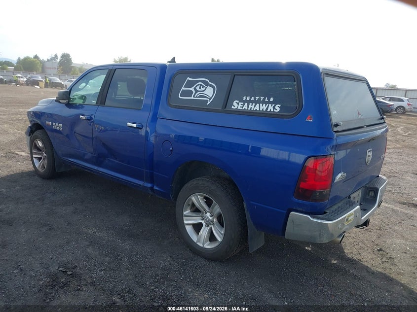 Vin: 1c6rr7lt3es394169, lot: 46641337, ram 1500 big horn 20143
