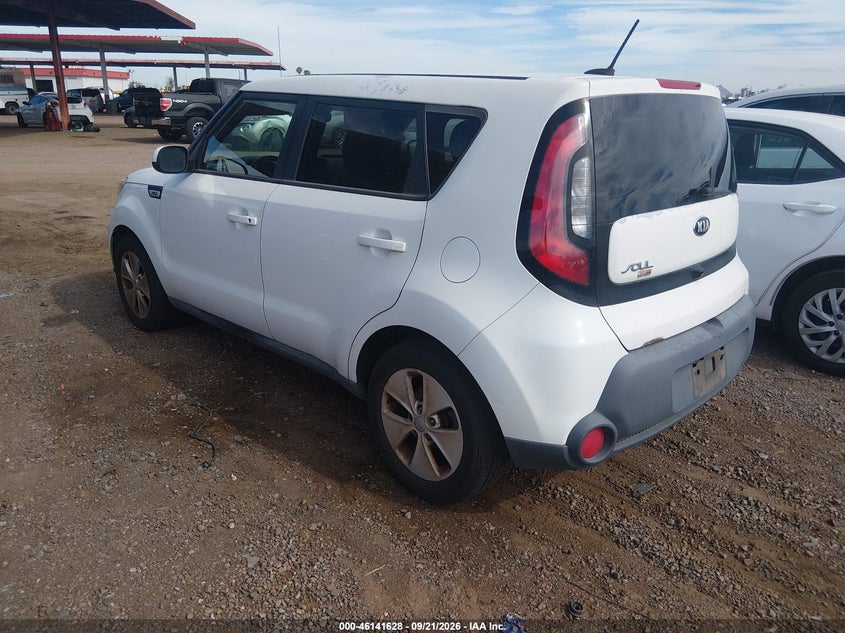 Vin: kndjn2a24f7153126, lot: 46641362, kia soul 20153