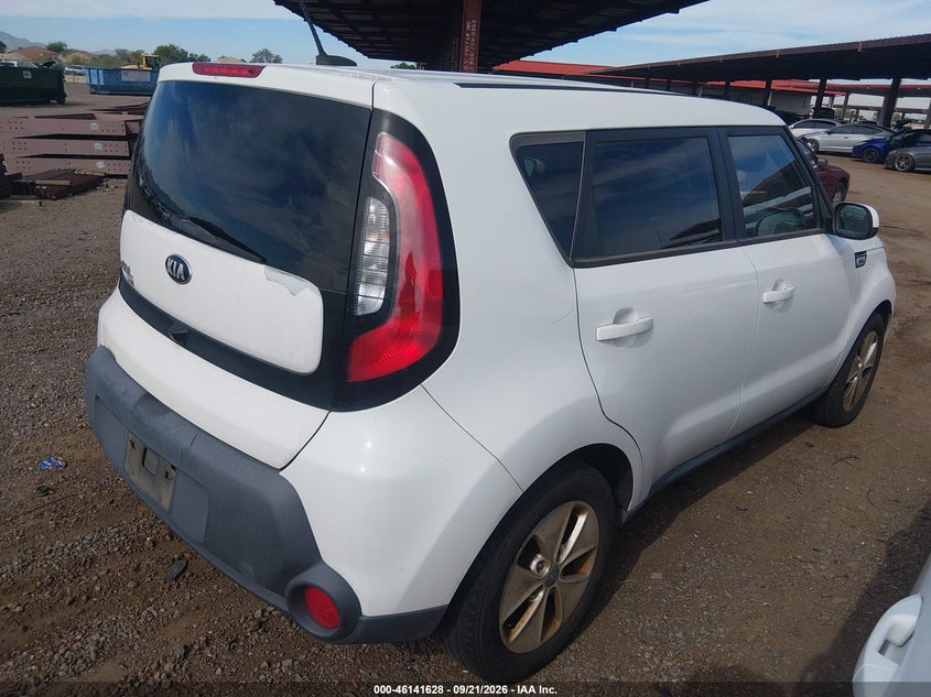 Vin: kndjn2a24f7153126, lot: 46641362, kia soul 20154