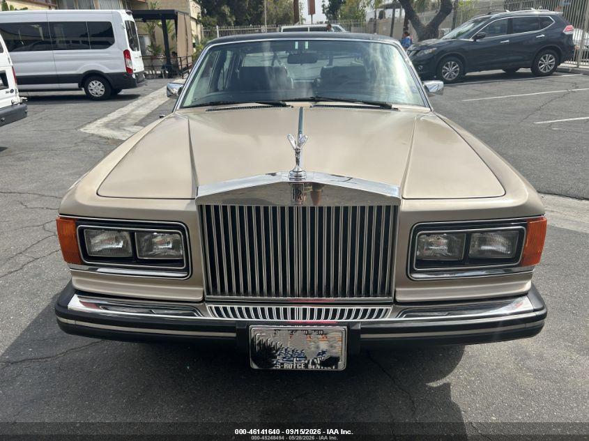 ROLLS-ROYCE SILVER SPUR 1985 VIN SCAZN42A1FCX12165