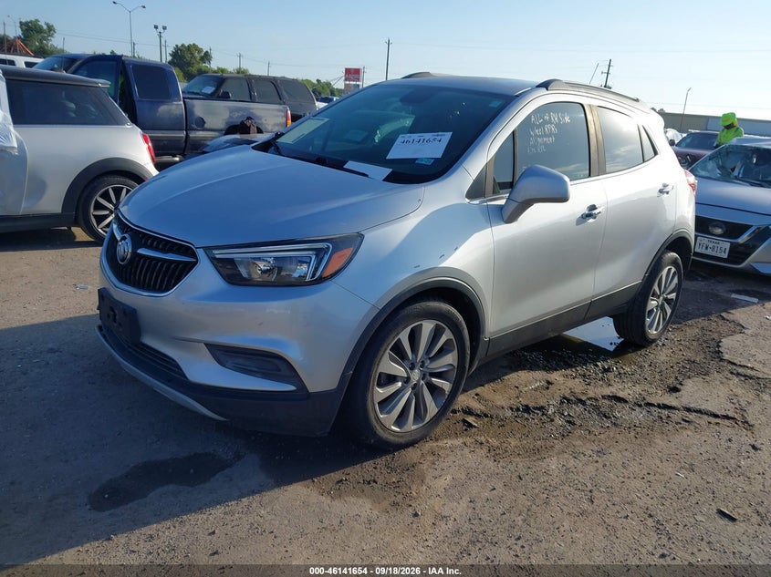 Vin: kl4cjasb9lb025559, lot: 46641388, buick encore fwd preferred 20202