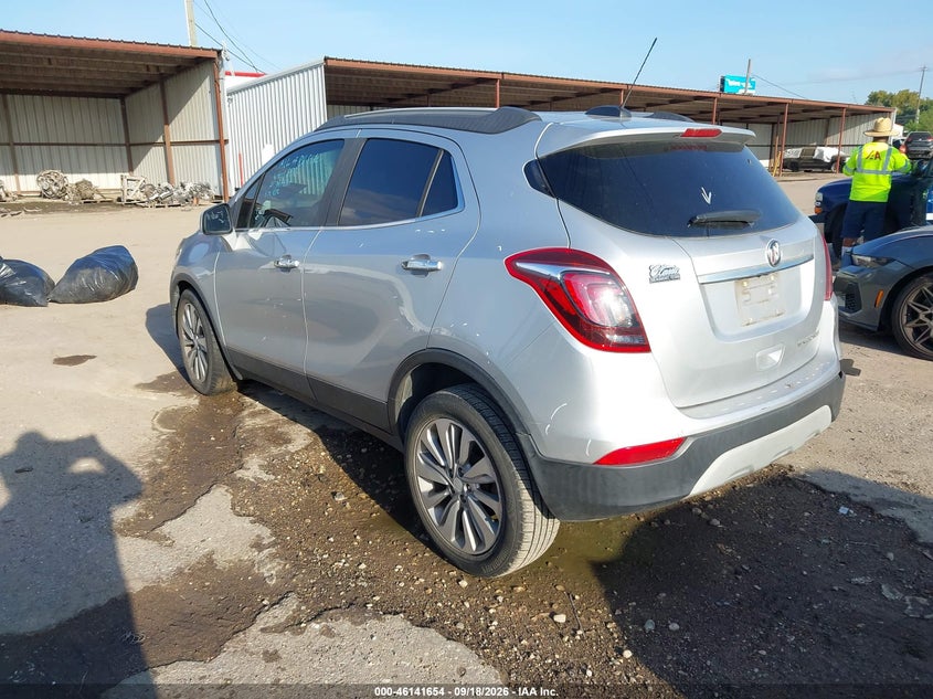 Vin: kl4cjasb9lb025559, lot: 46641388, buick encore fwd preferred 20203