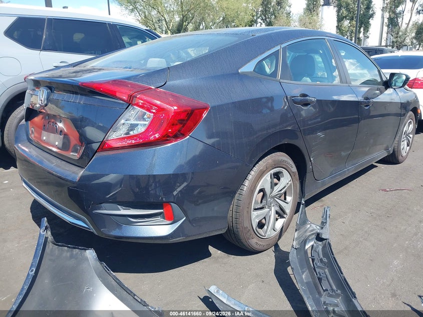 Vin: 2hgfc2f65kh561688, lot: 46641394, honda civic lx 20194