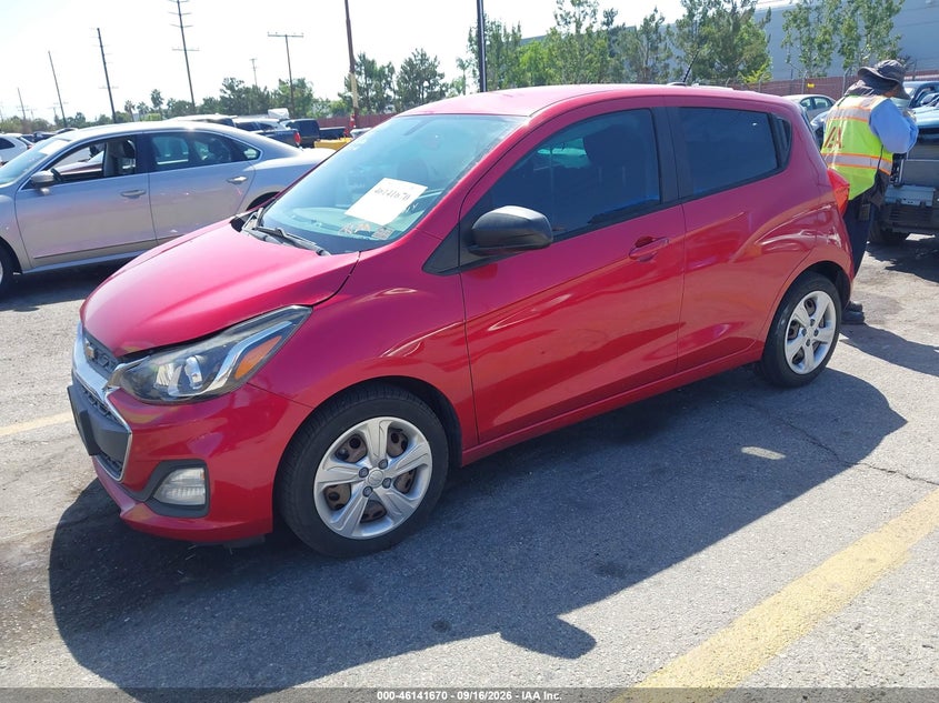 Vin: kl8cb6sa5lc405038, lot: 46641404, chevrolet spark fwd ls automatic 20202