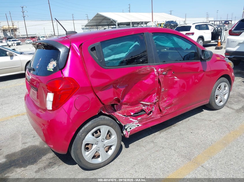 Vin: kl8cb6sa5lc405038, lot: 46641404, chevrolet spark fwd ls automatic 20204