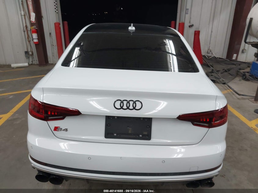 AUDI S4 2019 VIN WAUB4AF4XKA029576
