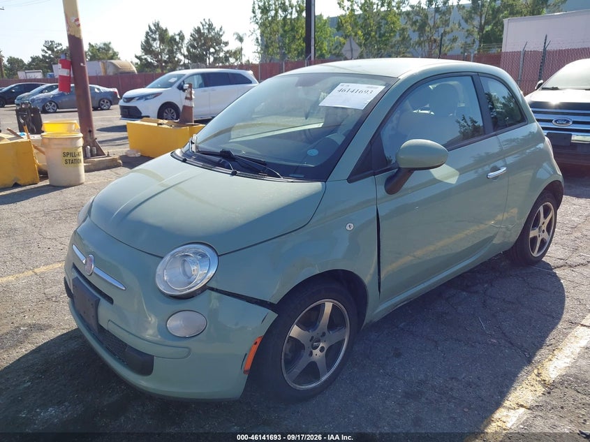 Vin: 3c3cffar4dt530948, lot: 46641427, fiat 500 pop 20132