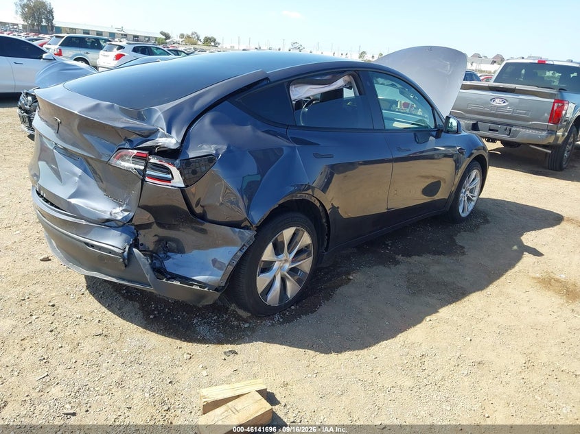 Vin: 5yjygdee6mf087386, lot: 46641430, tesla model y long range dual motor all-wheel drive 20214