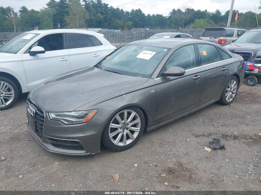 Vin: wauhmafc3fn003708, lot: 46641449, audi a6 3.0 tdi premium plus 20152