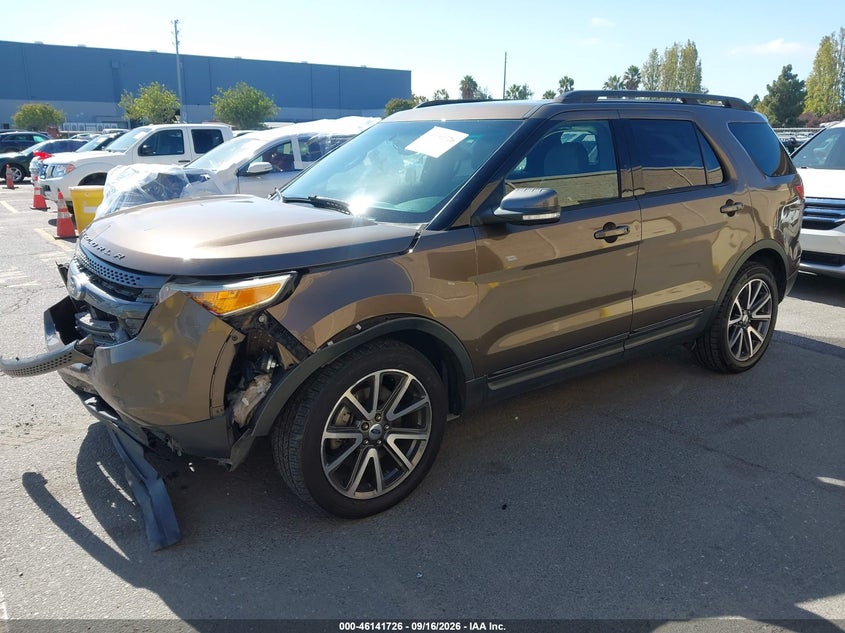 Vin: 1fm5k8d82fgb60164, lot: 46641460, ford explorer xlt 20152