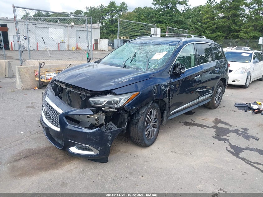Vin: 5n1dl0mm0jc515047, lot: 46641462, infiniti qx60 20182