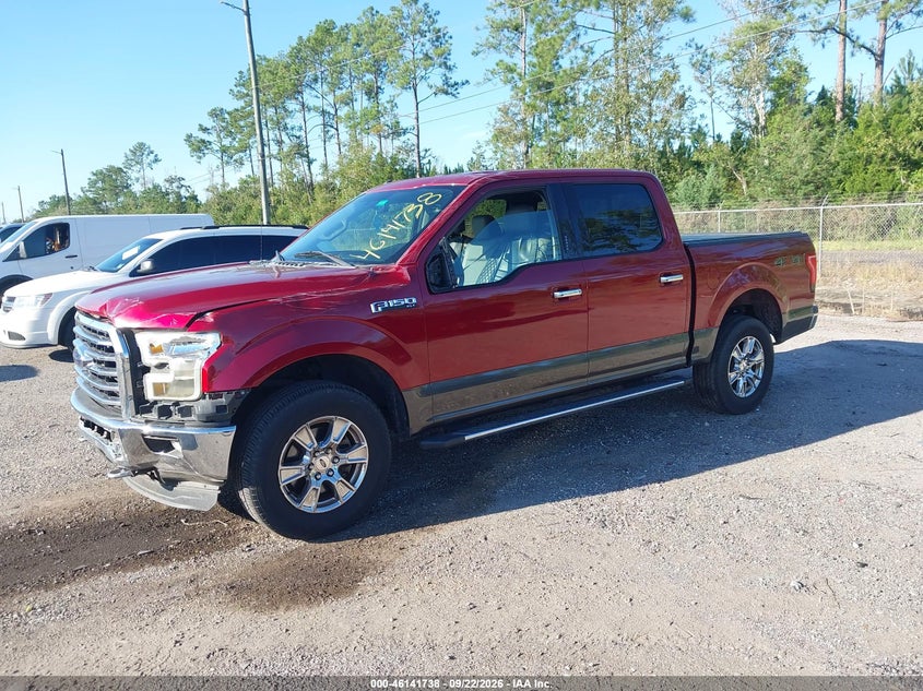 Vin: 1ftew1ef4gfb08569, lot: 46641472, ford f-150 xlt 20162
