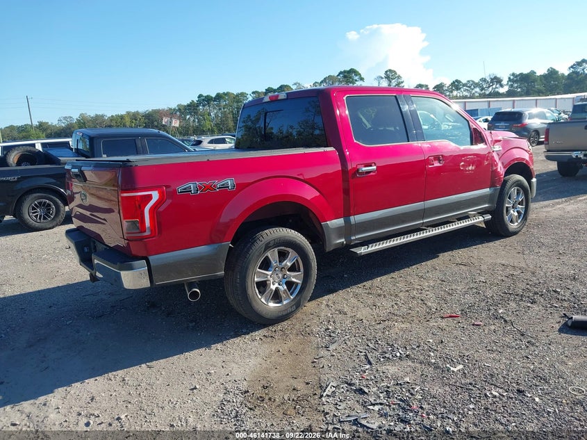 Vin: 1ftew1ef4gfb08569, lot: 46641472, ford f-150 xlt 20164