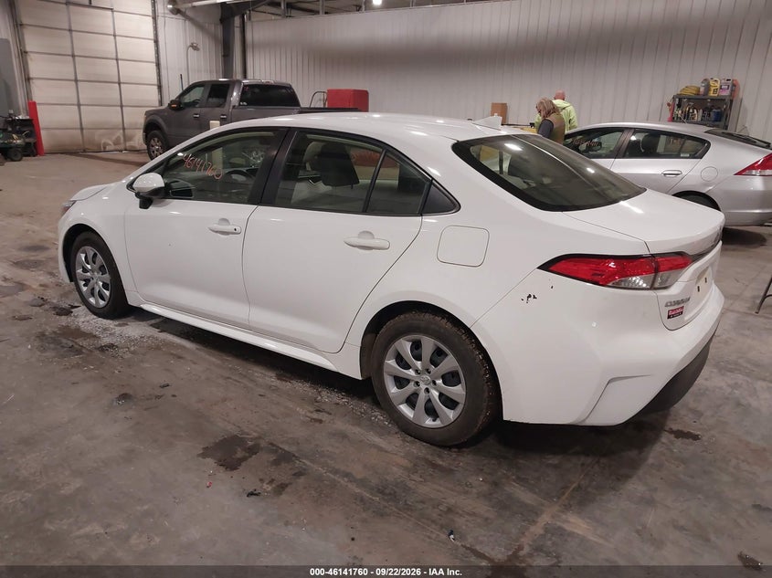 Vin: jtdbcmfexpj008427, lot: 46641494, toyota corolla hybrid le 20233