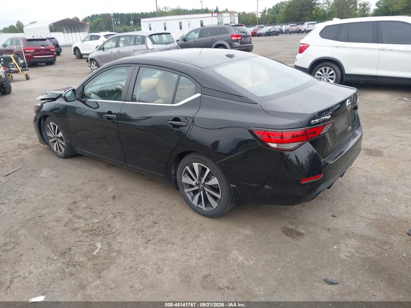Vin: 3n1ab8cv7ly246349, lot: 46641501, nissan sentra sv xtronic cvt 20203