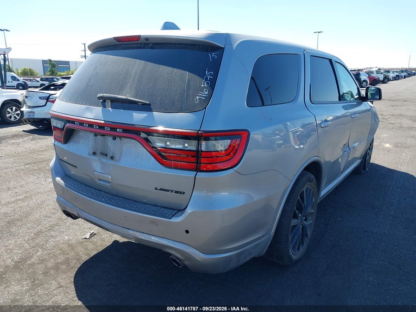 Vin: 1c4rdhdg4fc916575, lot: 46641521, dodge durango limited 20154