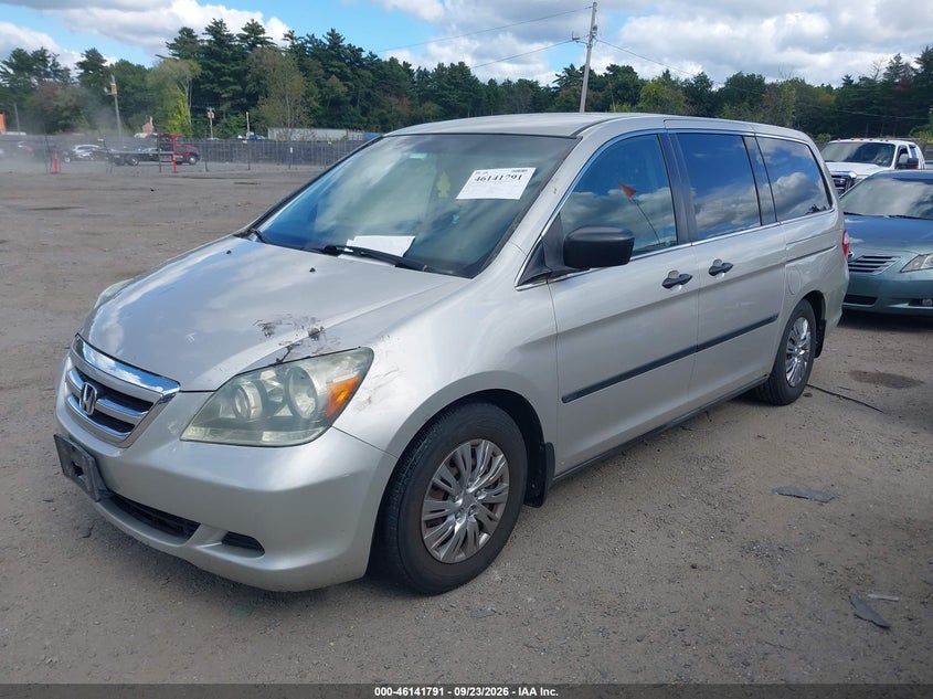 2006 Honda Odyssey, Невідомо, IAAI, VIN 5FNRL38246B052604 — фото 2