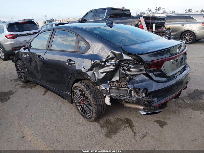 Vin: 3kpf44acxpe638045, lot: 46641532, kia forte gt 20233