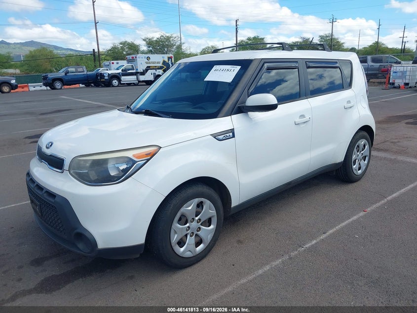 Vin: kndjn2a29f7780114, lot: 46641547, kia soul 20152