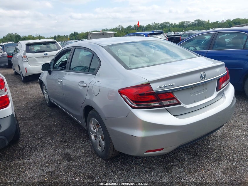 Vin: 19xfb2f52de026051, lot: 46641593, honda civic lx 20133