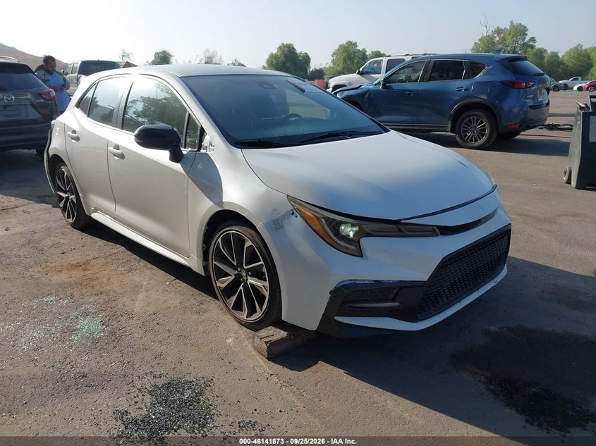 Vin: jtnk4rbe6k3037352, lot: 46641607, toyota corolla xse 2019 img_1