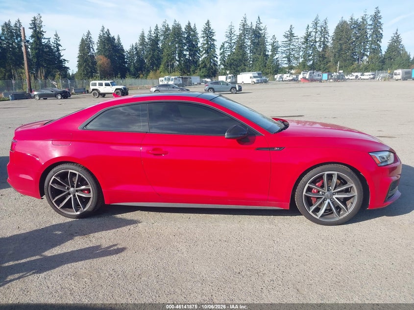AUDI S5 2018 VIN WAUP4AF50JA001735