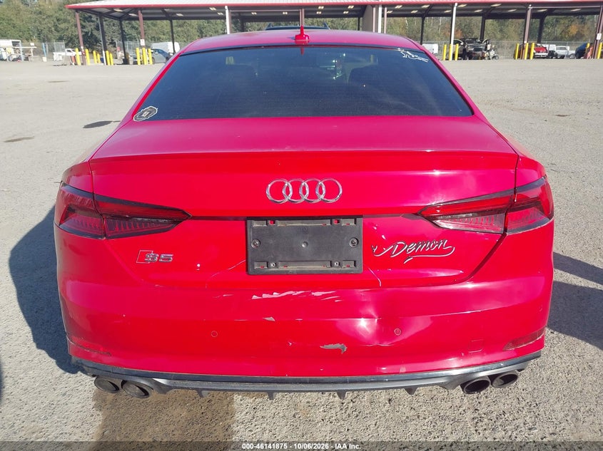 AUDI S5 2018 VIN WAUP4AF50JA001735