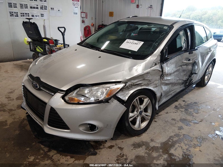 Vin: 1fadp3k24el360851, lot: 46641621, ford focus se 20142