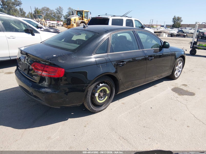 AUDI A4 2009 VIN WAUJF78K49N047689