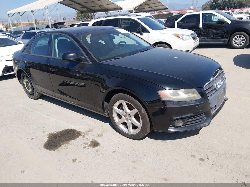 2009 AUDI A4 auction photo 1