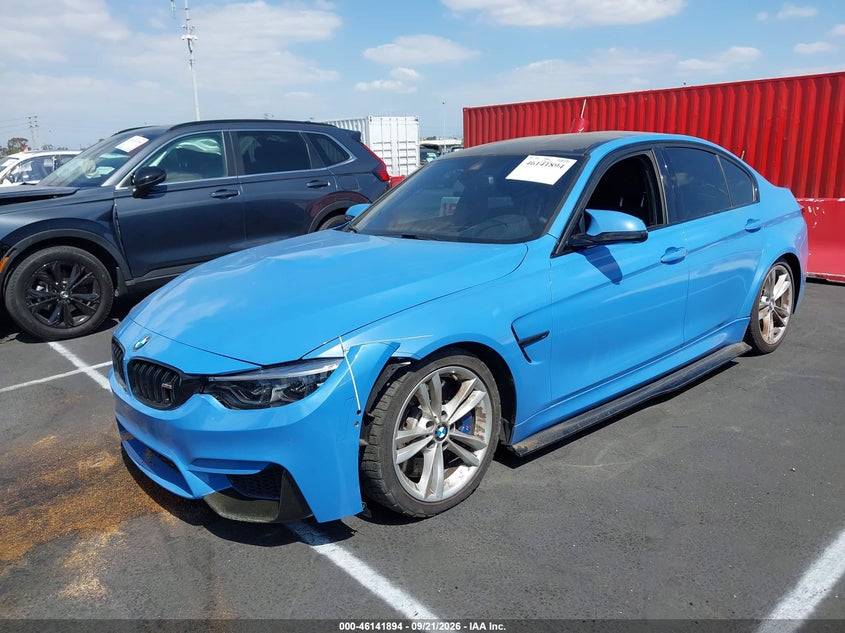 Vin: wbs8m9c51j5j79200, lot: 46641628, bmw m3 cs 20182