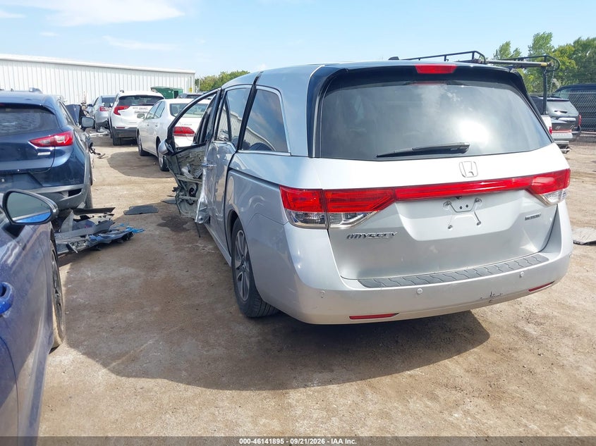 Vin: 5fnrl5h96eb126077, lot: 46641629, honda odyssey touring/touring elite 20143