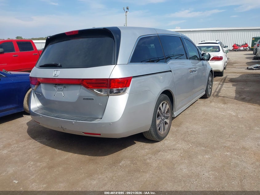 Vin: 5fnrl5h96eb126077, lot: 46641629, honda odyssey touring/touring elite 20144