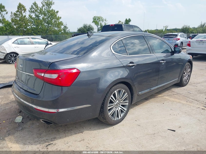 Vin: knaln4d74f5197597, lot: 46641633, kia cadenza premium 20154