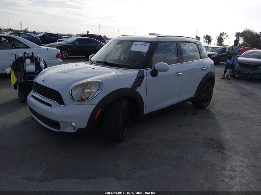 Vin: wmwzc3c54dwp22563, lot: 46641650, mini countryman cooper s 20132