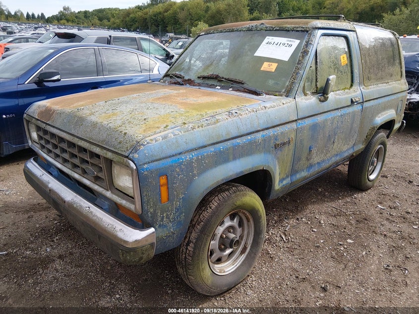 FORD BRONCO II 1988 VIN 1FMCU14T6JUE14014