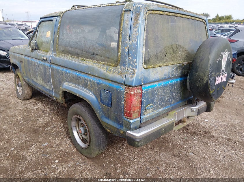 FORD BRONCO II 1988 VIN 1FMCU14T6JUE14014